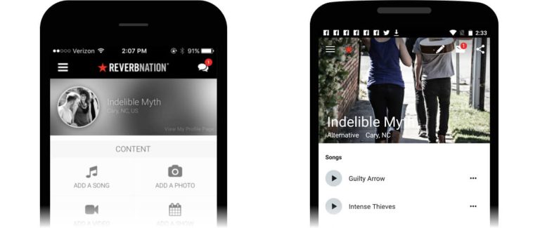 ReverbNation For Artists — A Brand New Mobile Experience